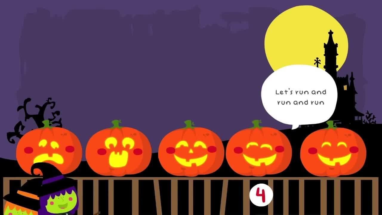 Five Little Pumpkins Sitting On a Gate | Halloween Songs for Kids | Pumpkin Song | The Kiboomers