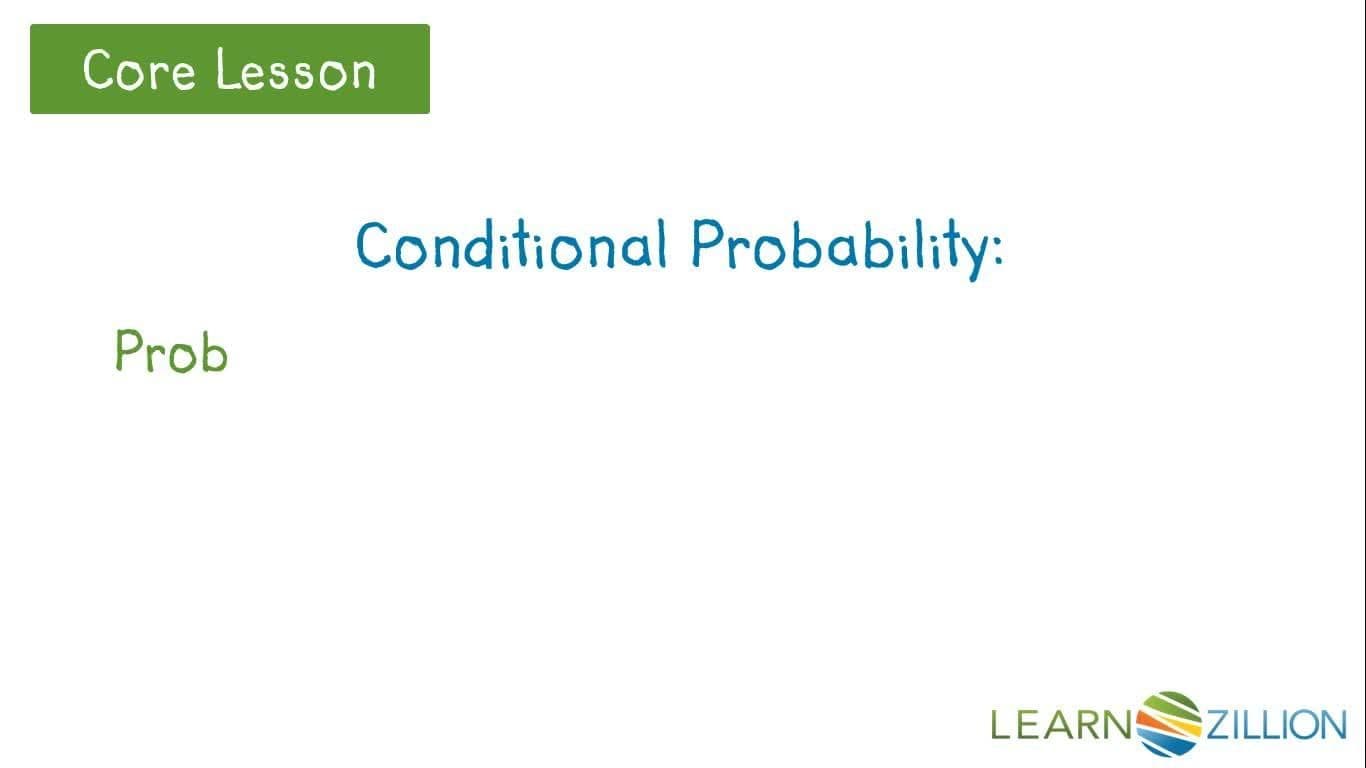 Interpreting Conditional Probabilities