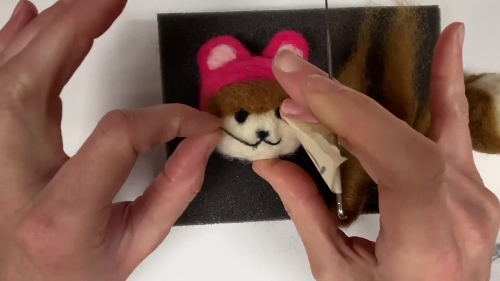 Needle Felting: Attaching Body Parts and Adding Details