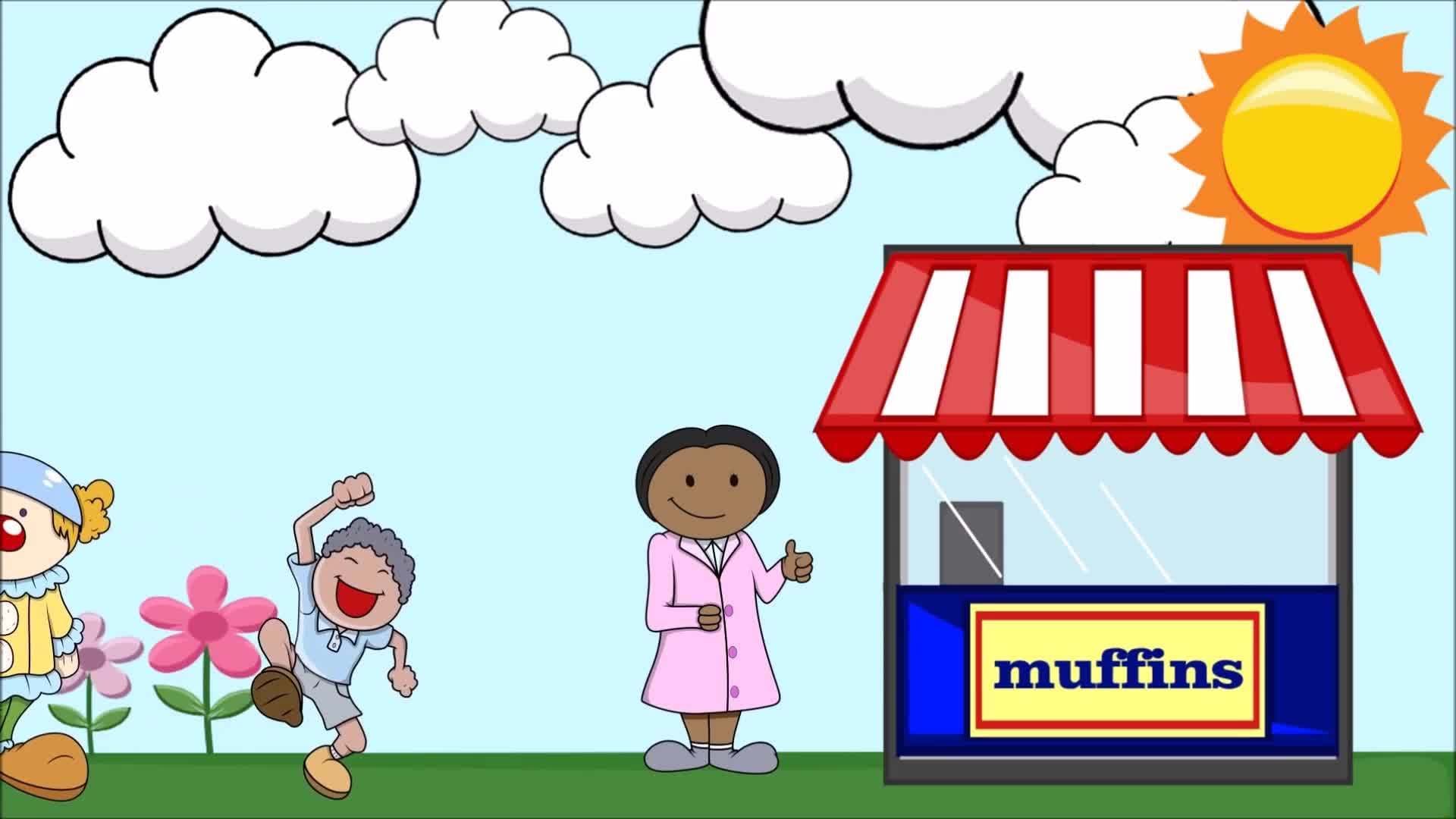 The Muffin Man - Nursery Rhyme Song for Kids
