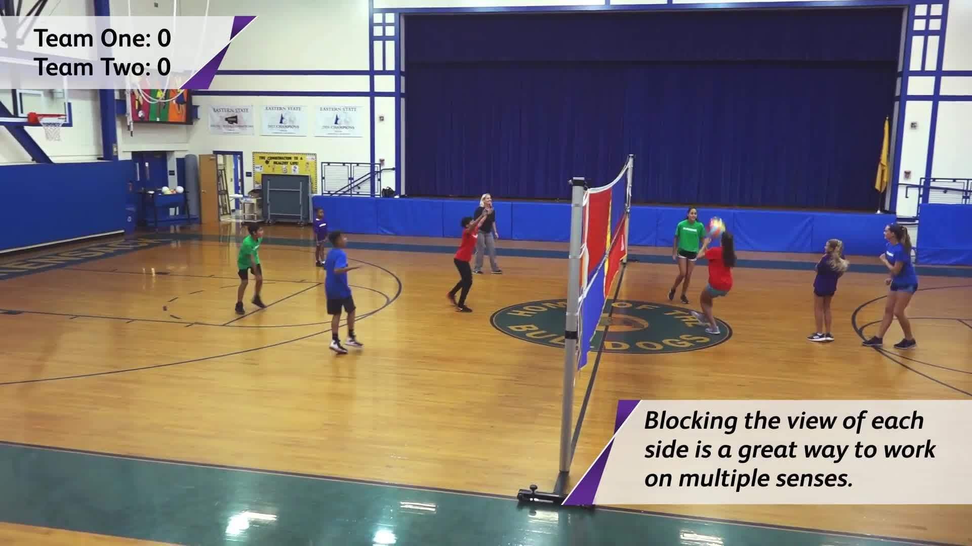 Volley Ball Without Seeing your Opponents!? (Ep. 173 - Look Up Volley Ball)