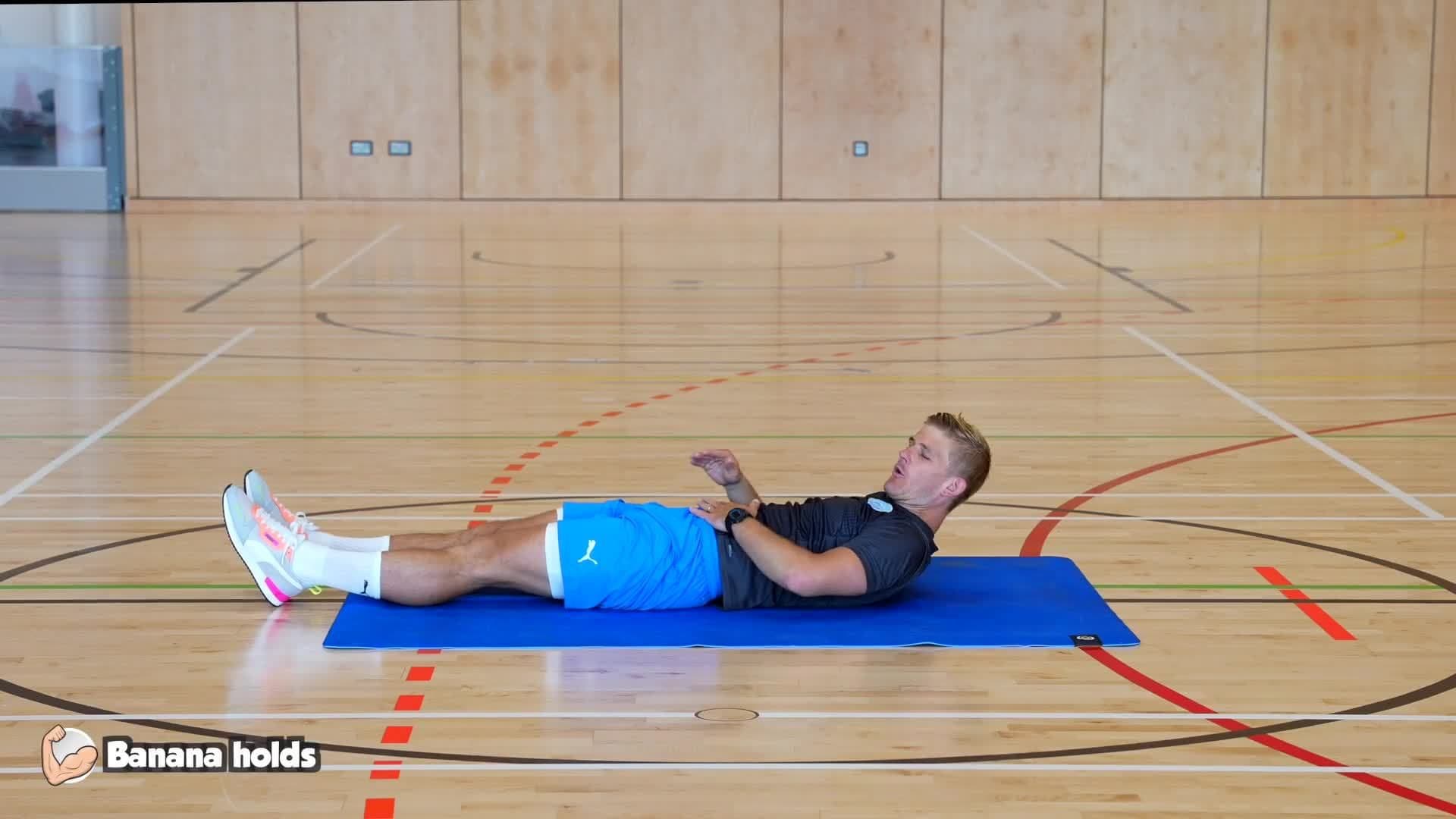 Fitness - Banana holds