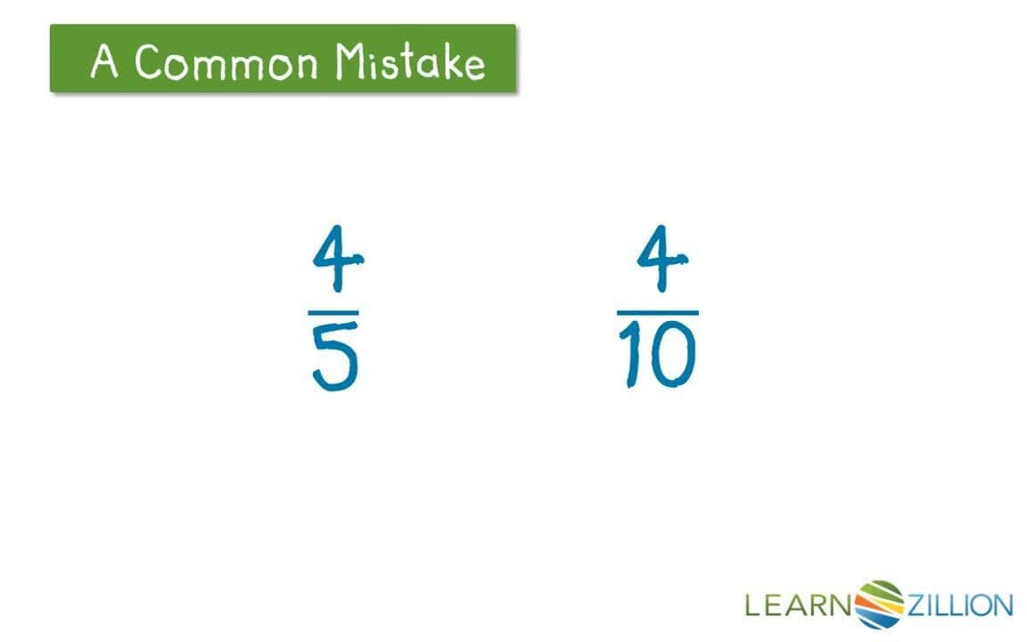 Comparing Fractions with Different Denominators Using Area Models
