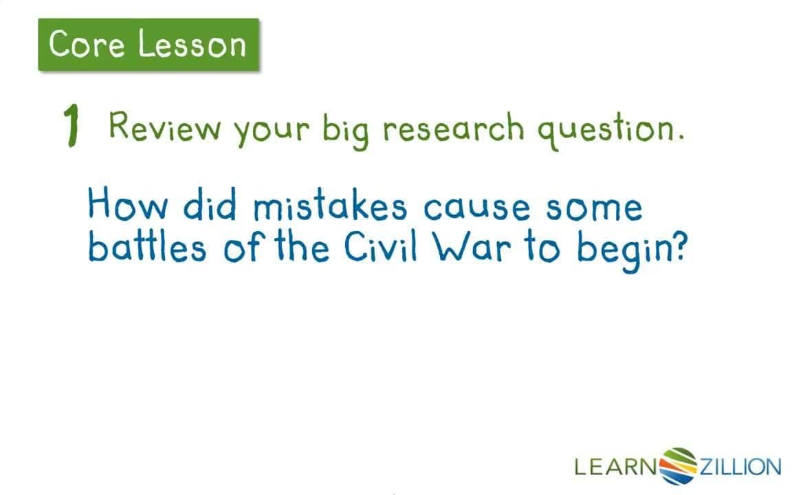 Writing a Research Thesis Statement: Restating Your Big Research Question