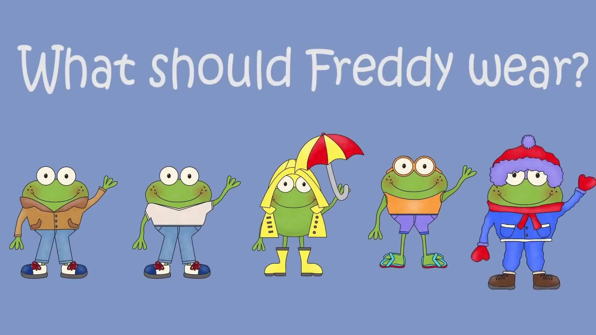 Weather with Freddy the Frog