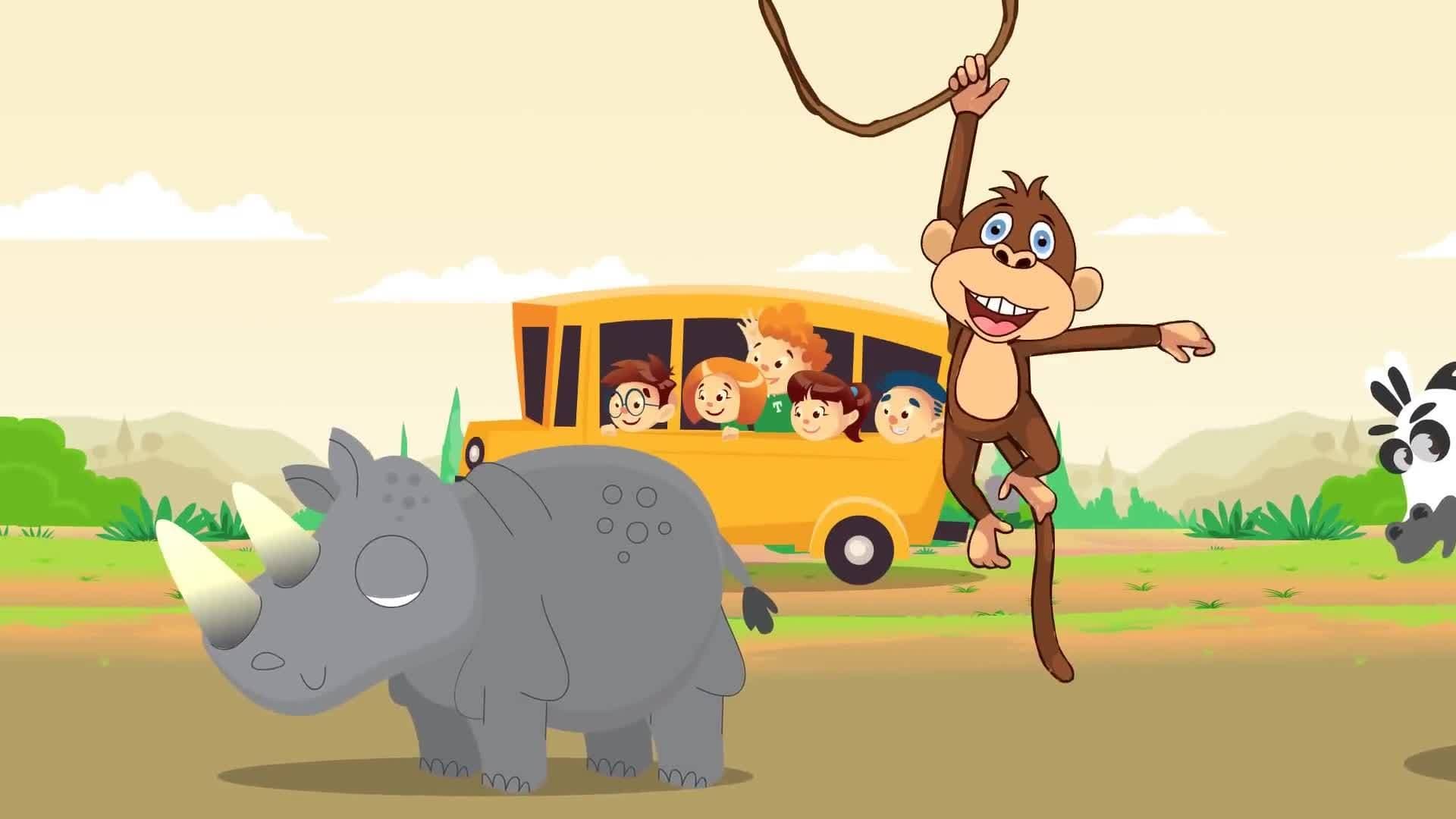 We're going on a Safari Song - Animal Sounds Song
