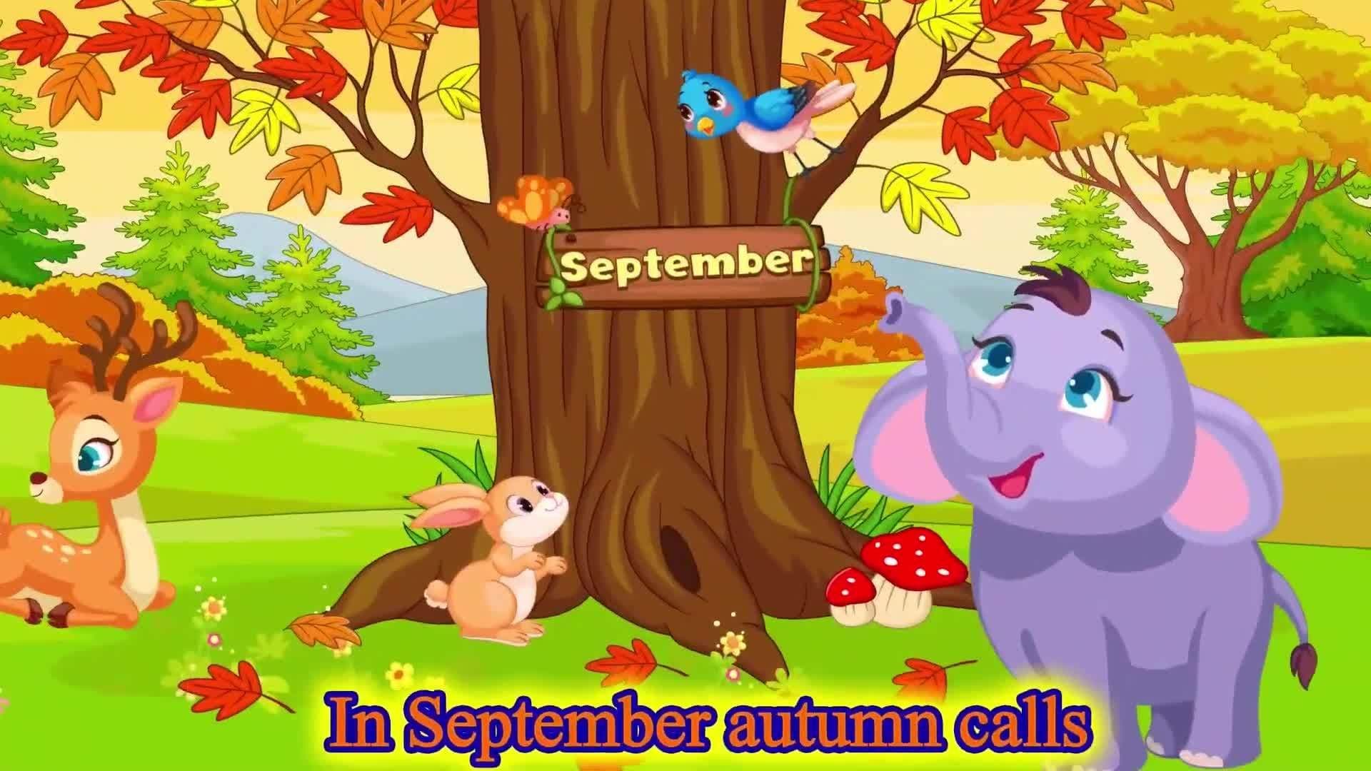 The Months of the Year! A Nursery Rhyme Song for Kids