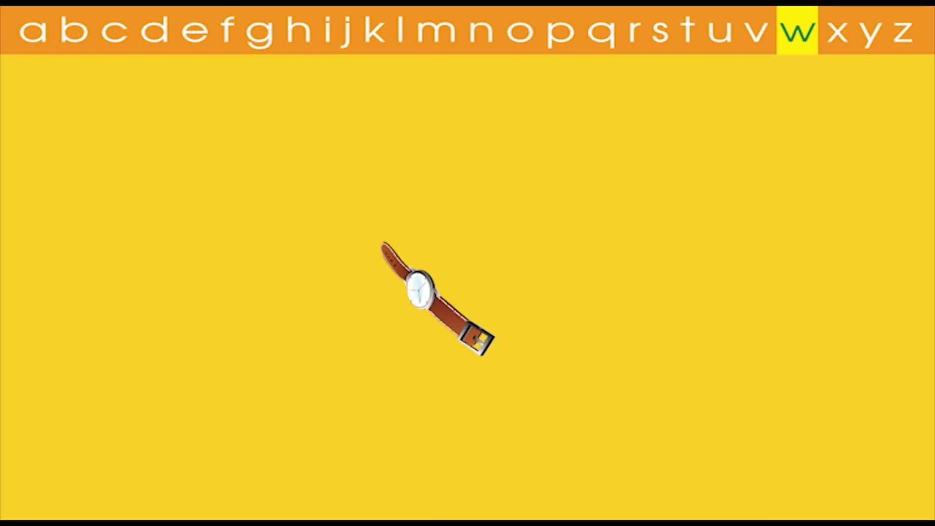 Letter W Song Listen and Repeat