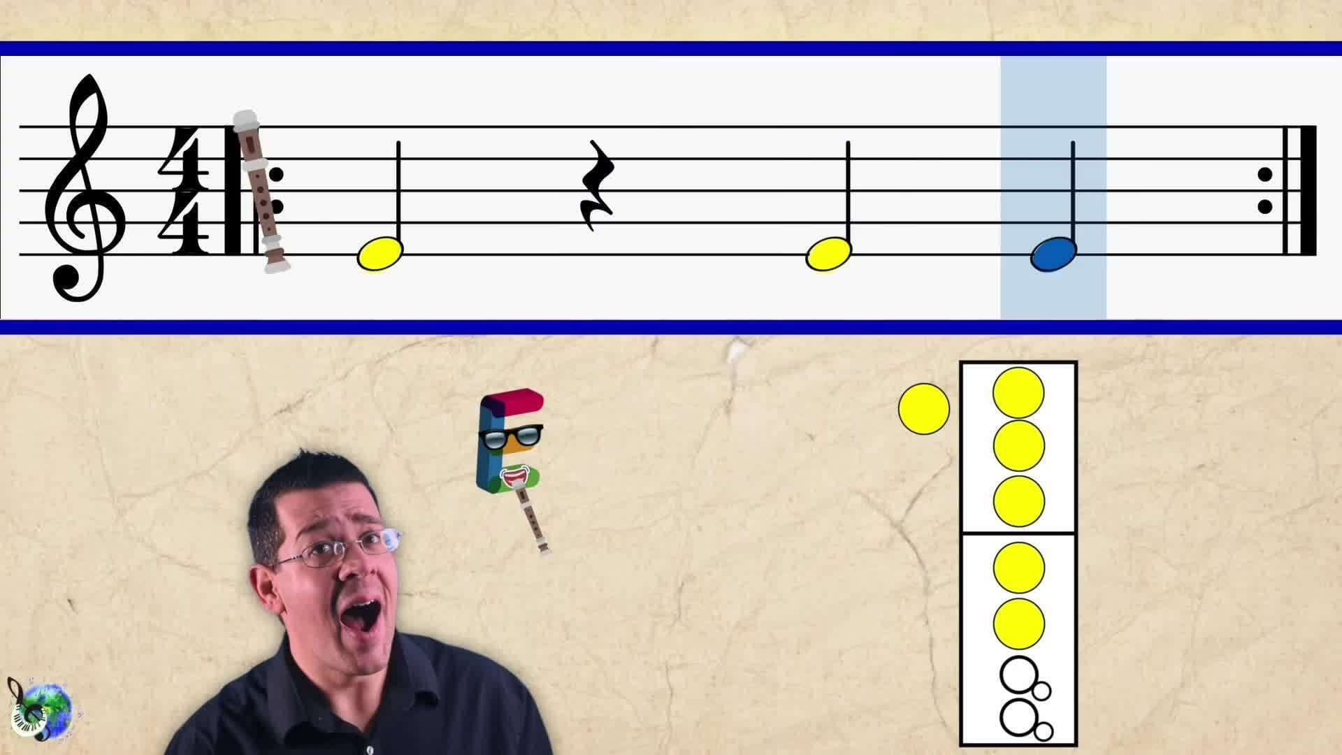 Recorder Music for Kids: The E Note Rap!