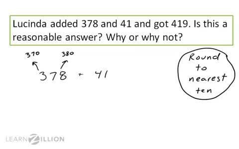 Assessing the Reasonableness of Sums with Rounding
