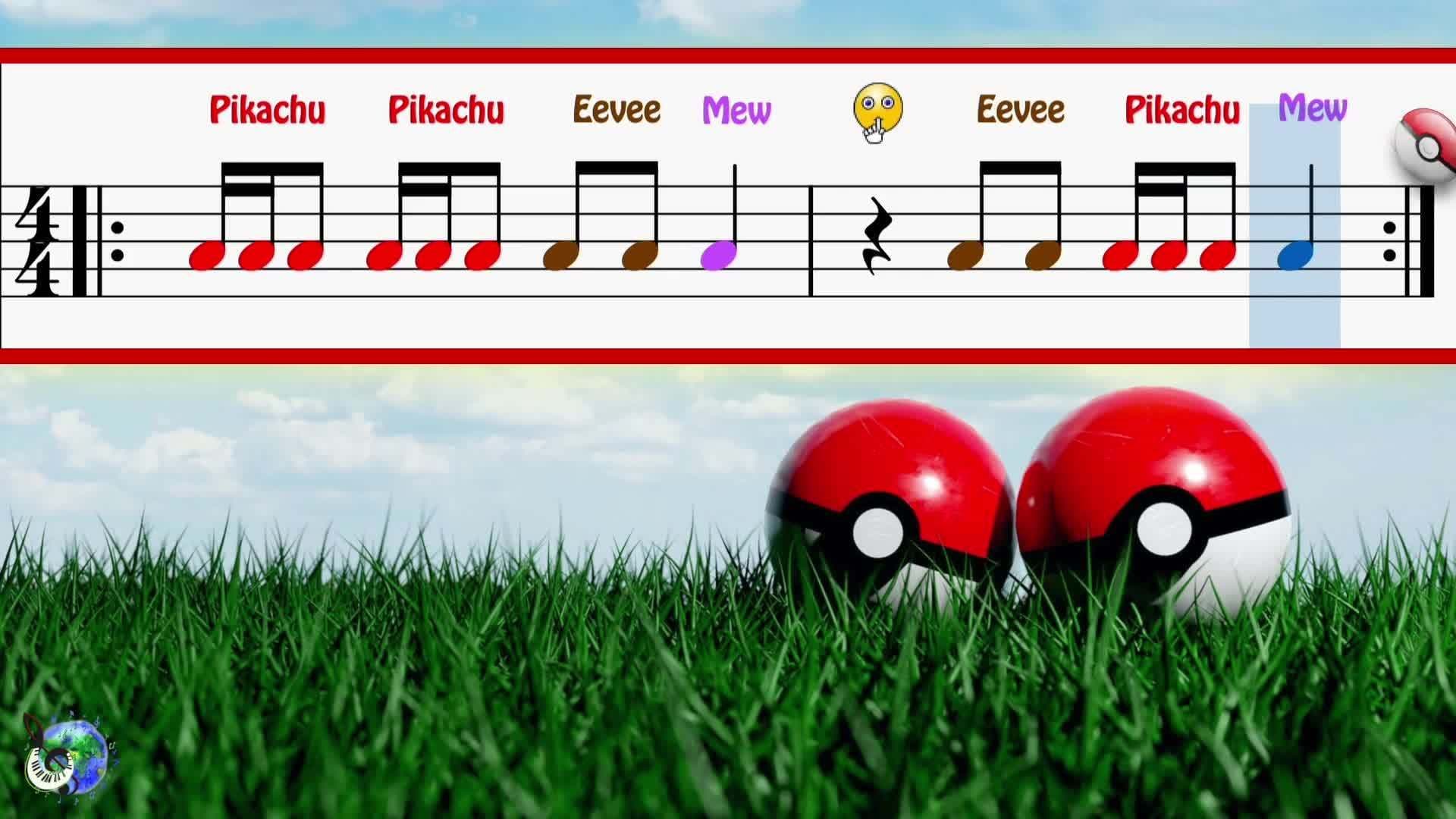 Fun Elementary Music Games: Pokémon Rhythm Play-Along | Brain Break | Advanced Version