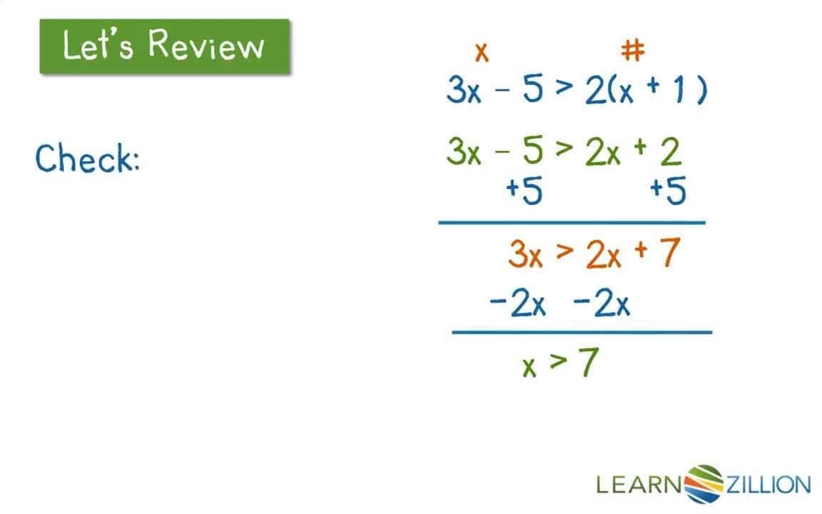 Solving Word Problems with Inequalities