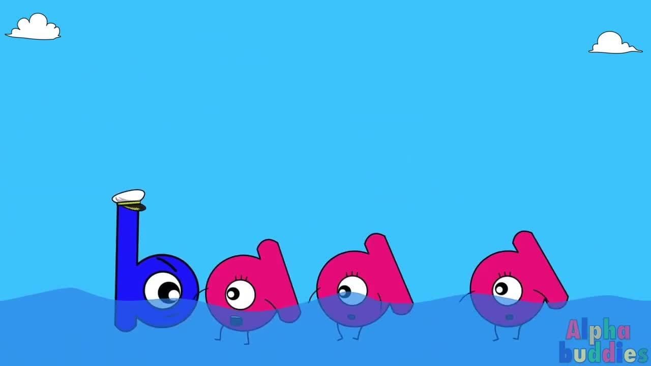 Abc Phonics For Kids | Letters A-B | The Alphabuddies Ep.2