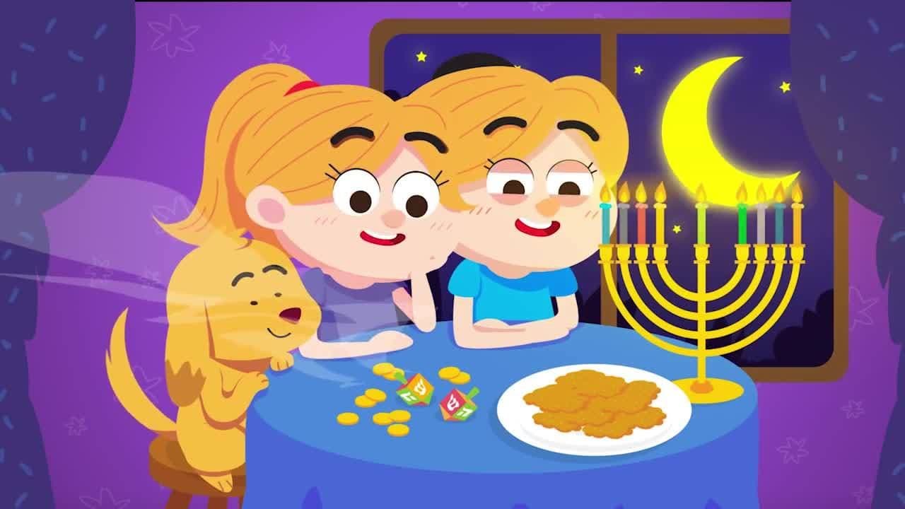 Sweet Hanukkah Gelt | Hanukkah Songs for Children | Chanukah Songs for Children | The Kiboomers