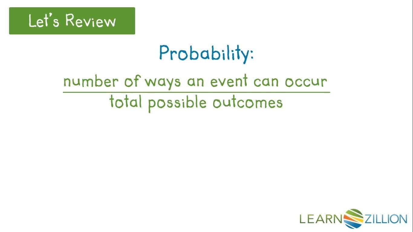 Describing Sample Spaces and Probability