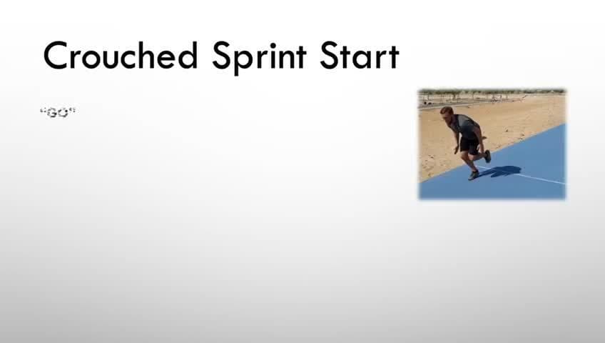 Atheltics - Crouched sprint start (go)