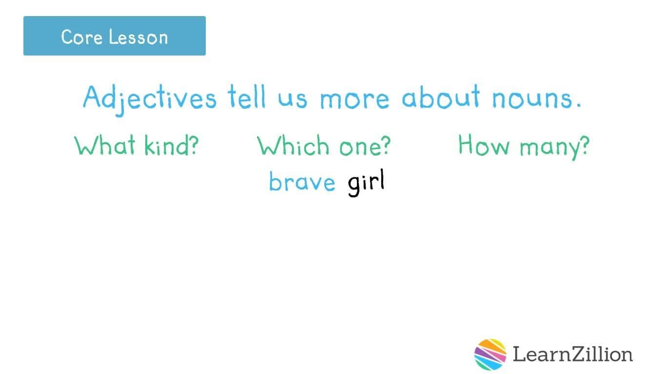 Understanding Adjectives
