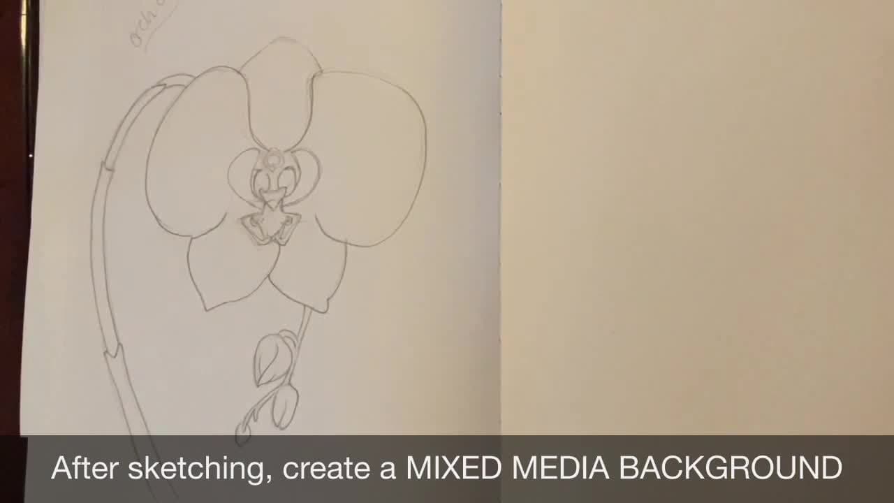 Mixed Media Still Life Drawing: Art Lesson And Demonstration