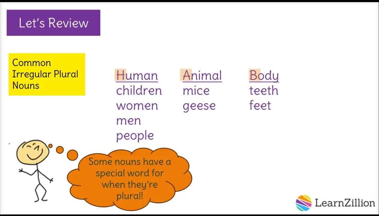 Using Plural Nouns Correctly
