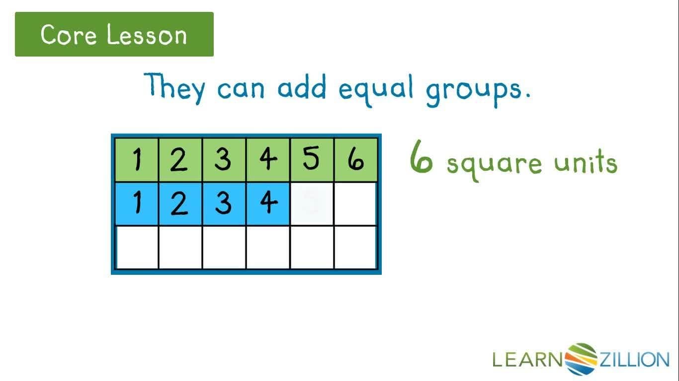 Finding the Area of a Rectangle Using an Array