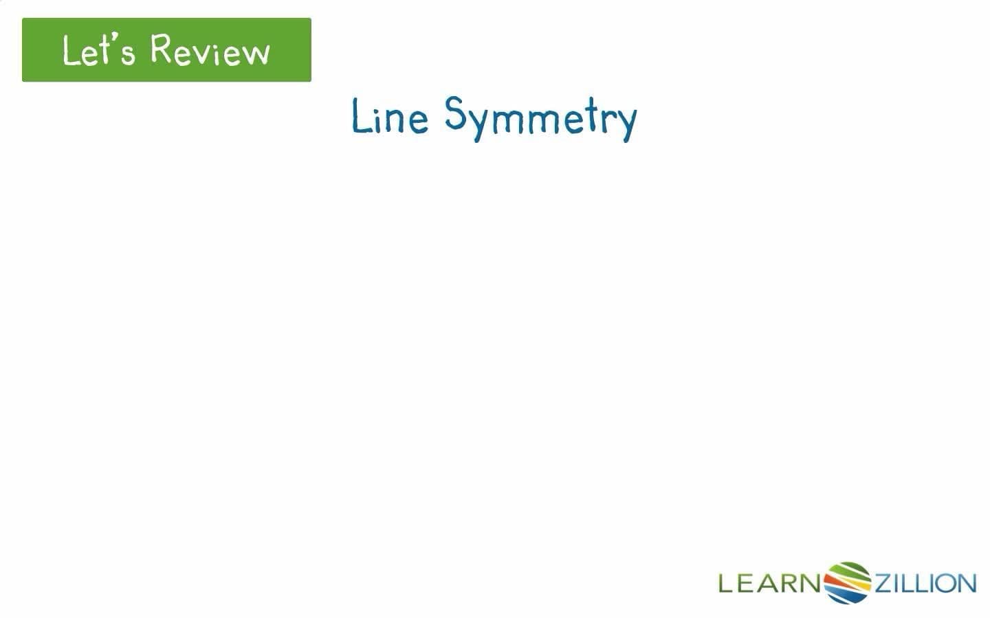 Finding the Line of Symmetry in Two-Dimensional Figures
