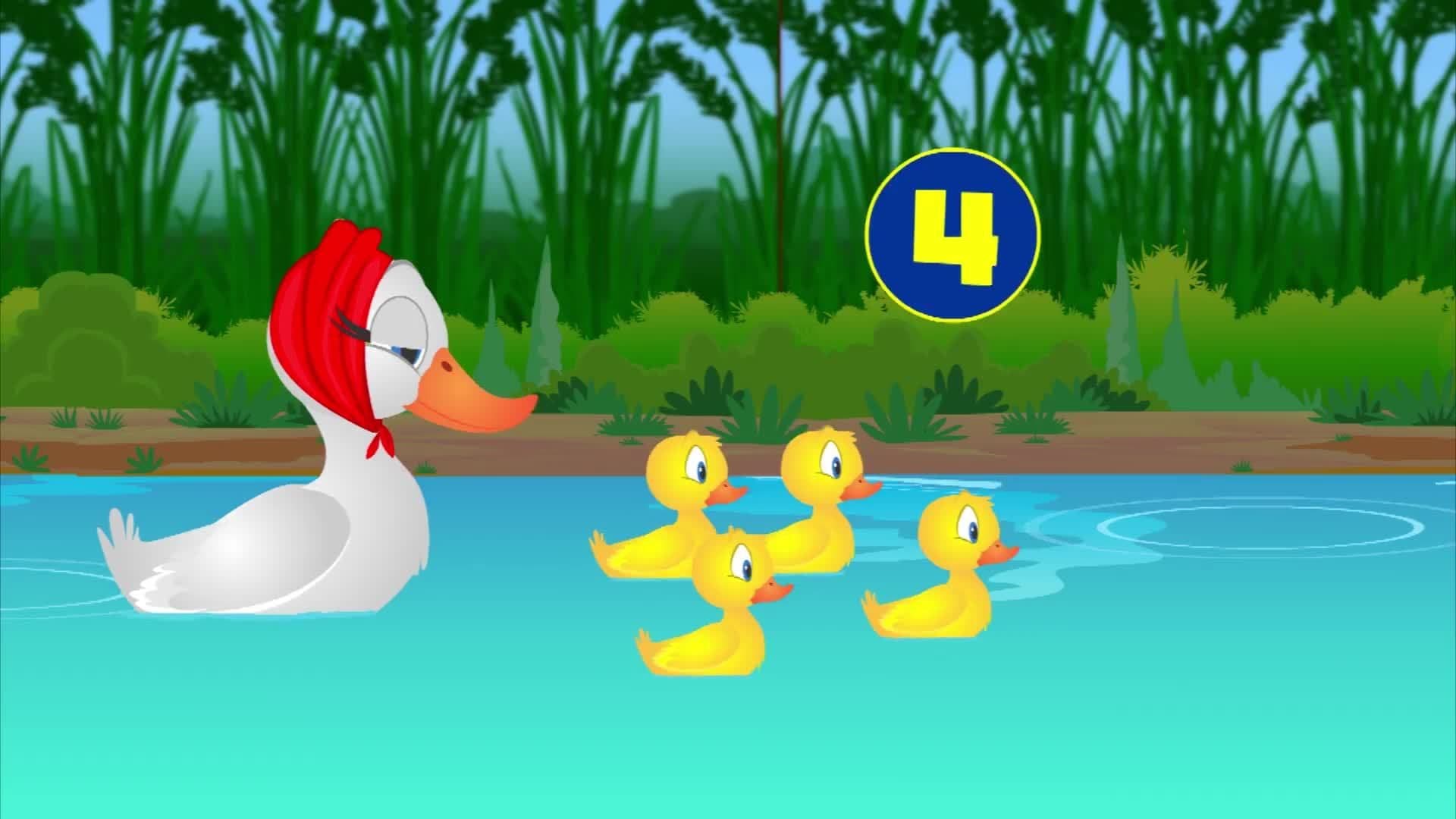Five Little Ducks - Counting Song for Kids!