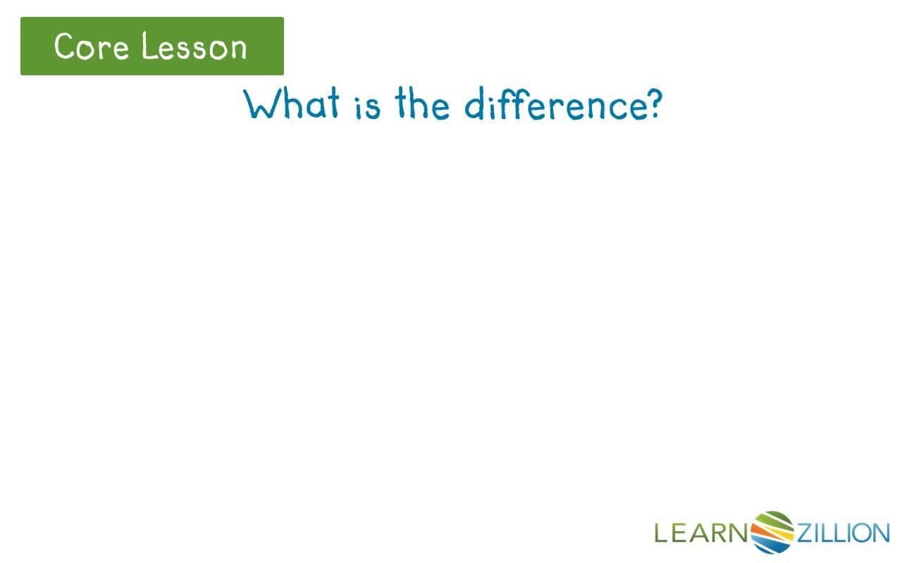 Finding the Difference in Length