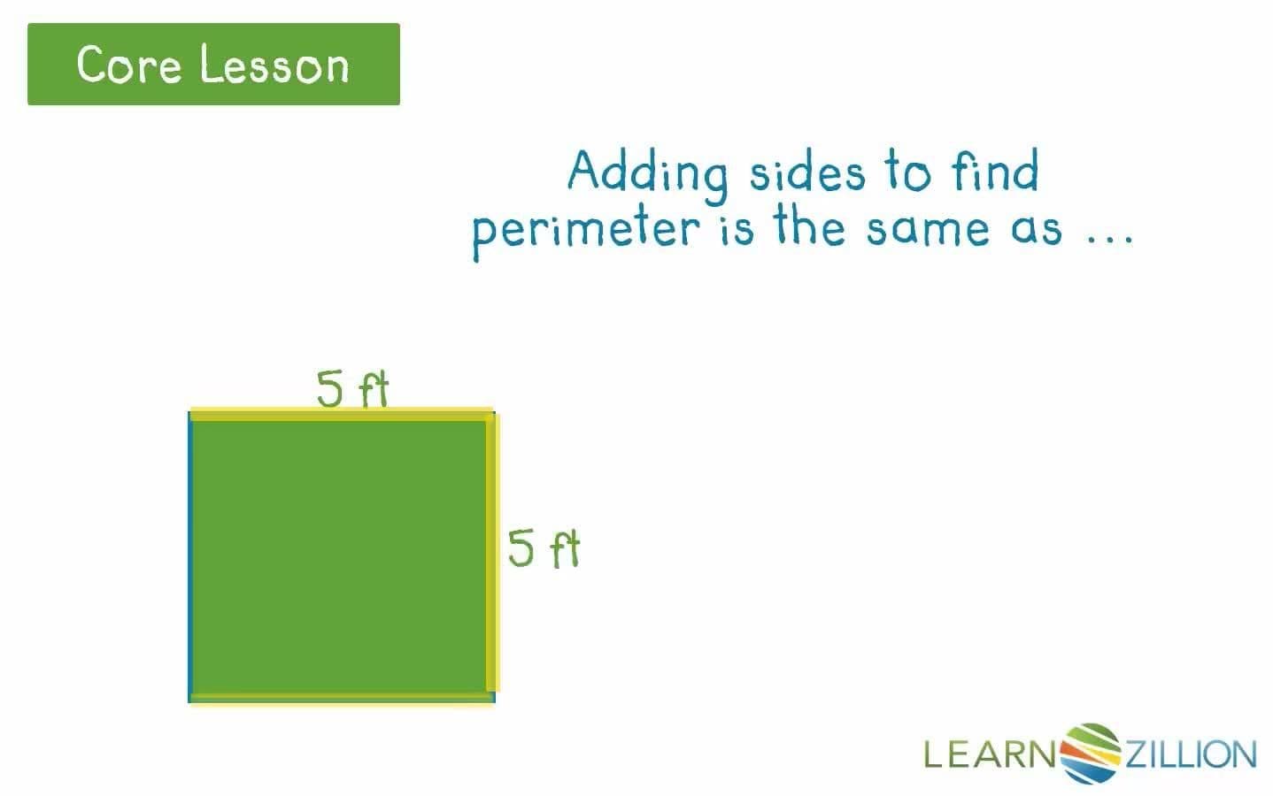 Finding Area and Perimeter of a Square
