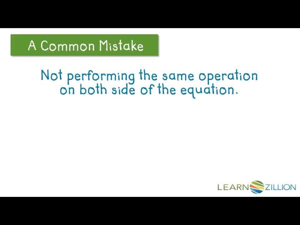 Solving Linear Equations with Decimal Coefficients