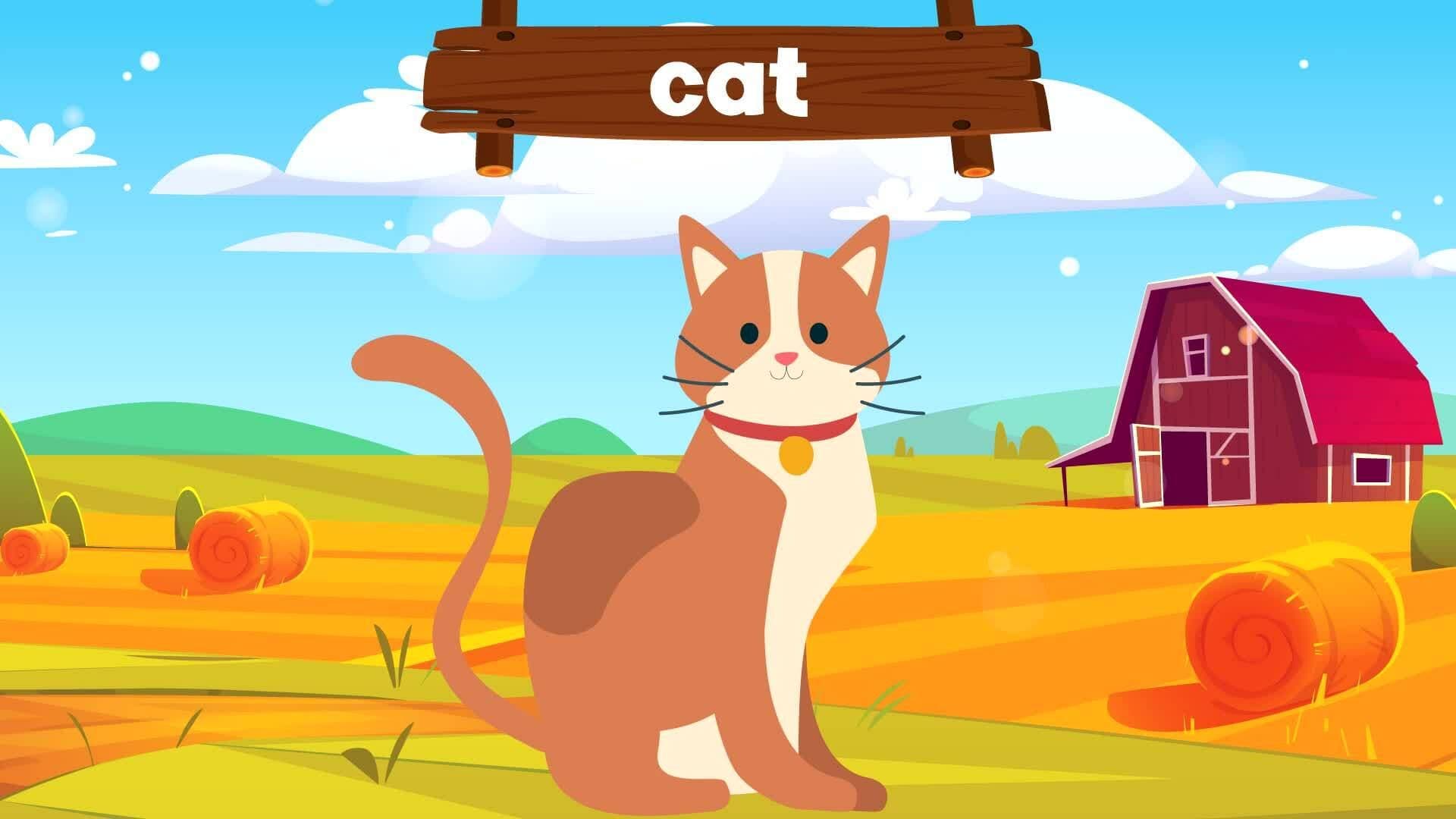 Farm Animals Vocabulary Chant for Children