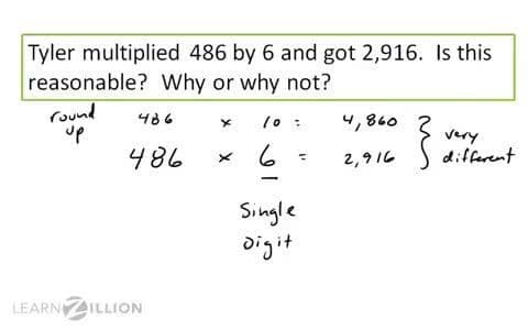 Assessing the Reasonableness of Multiplication Using Rounding