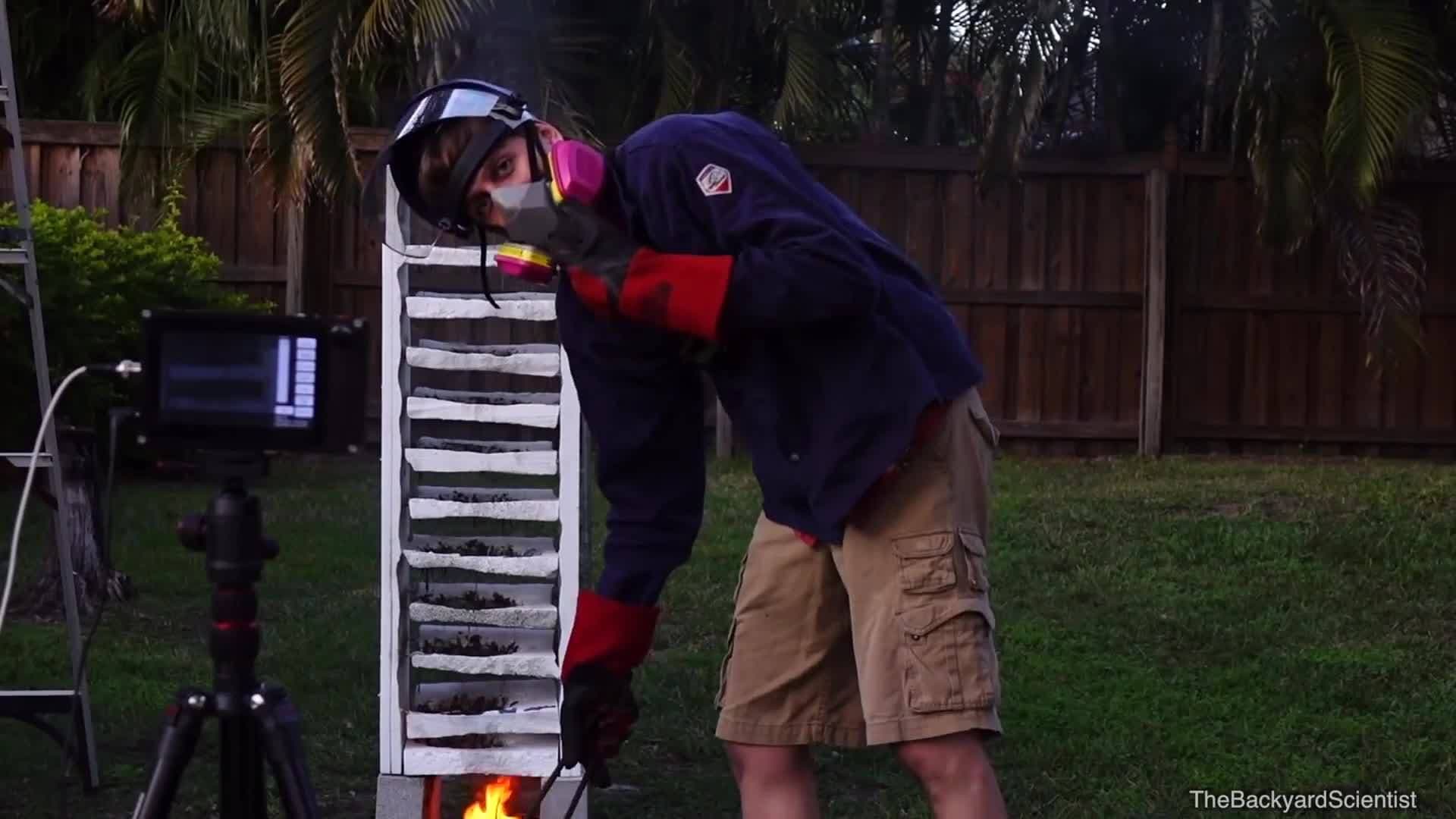 Red Hot Cannonball Vs Styrofoam Tower
