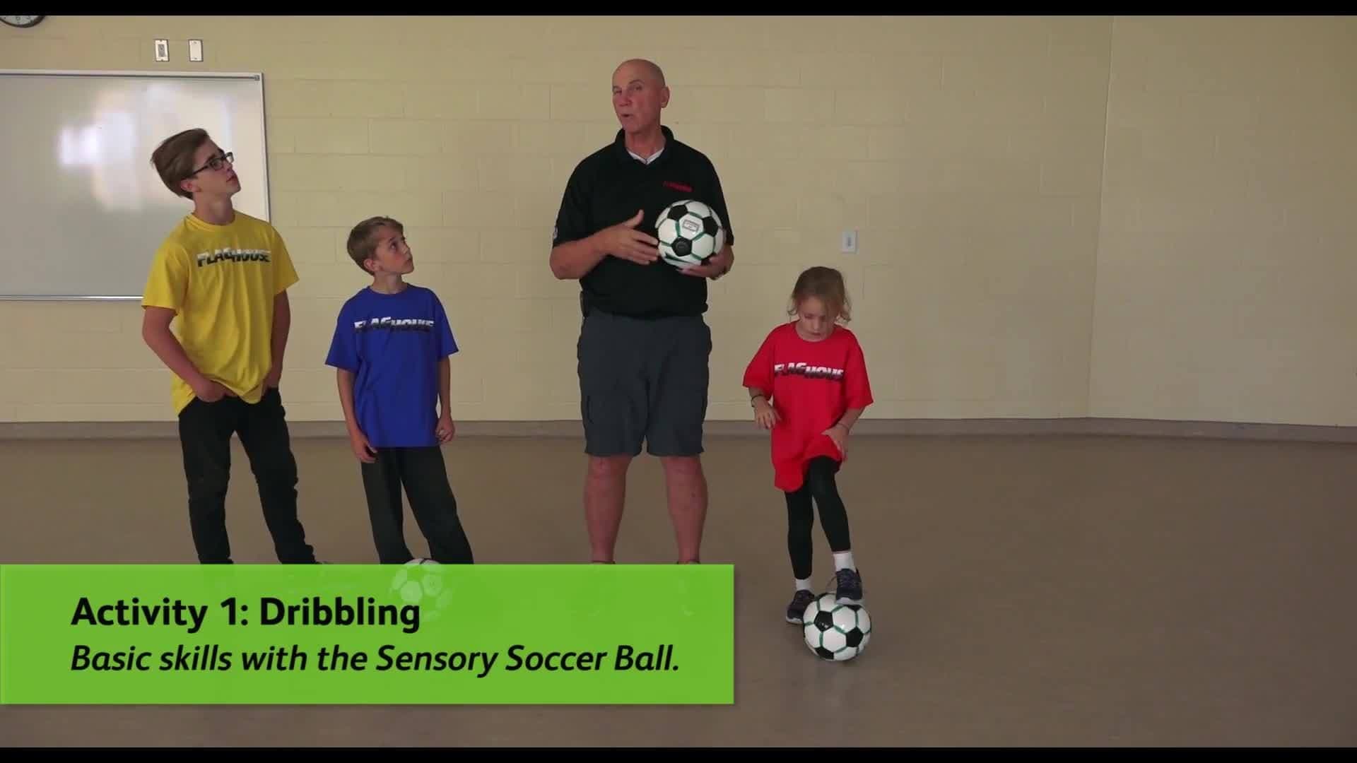 Special Needs PE Soccer Activities (Ep. 49 - Sensory Soccer Ball)