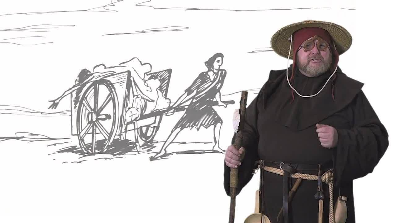 The Black Death - mass burials