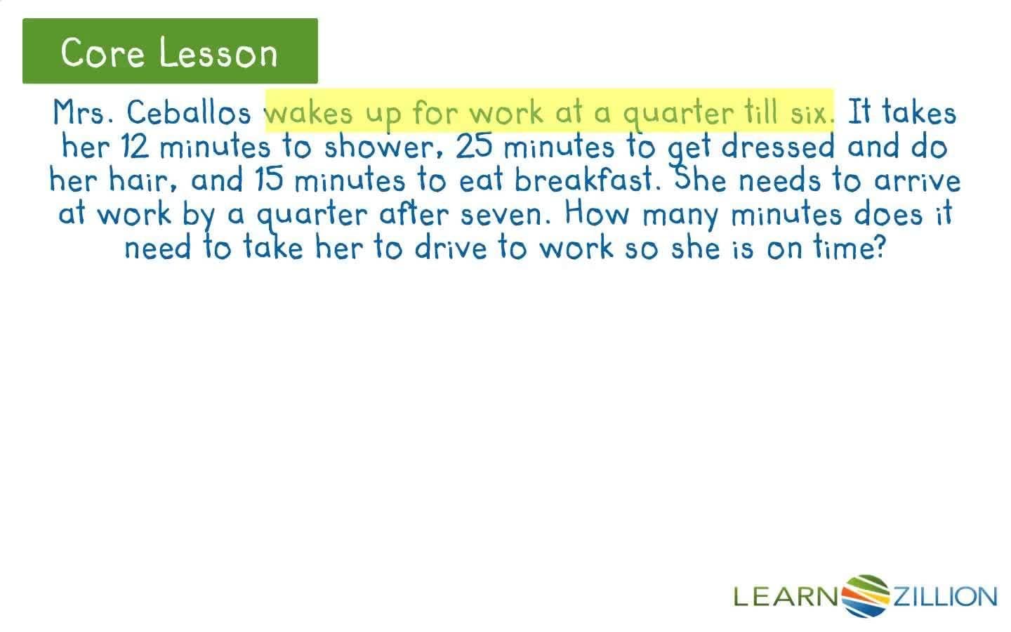 Representing Quantities of Time with Diagrams