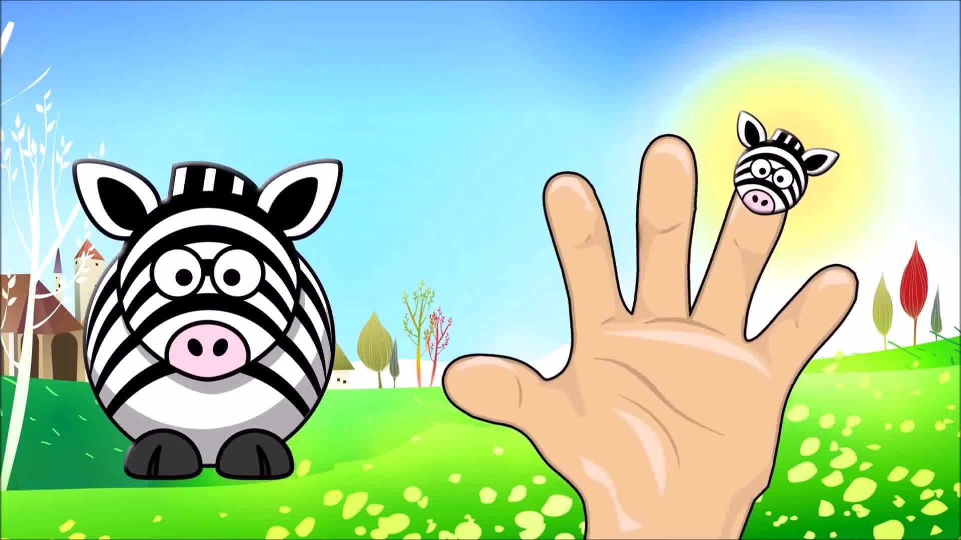 Animals Finger Family Song - Wild Animals Finger Family Song