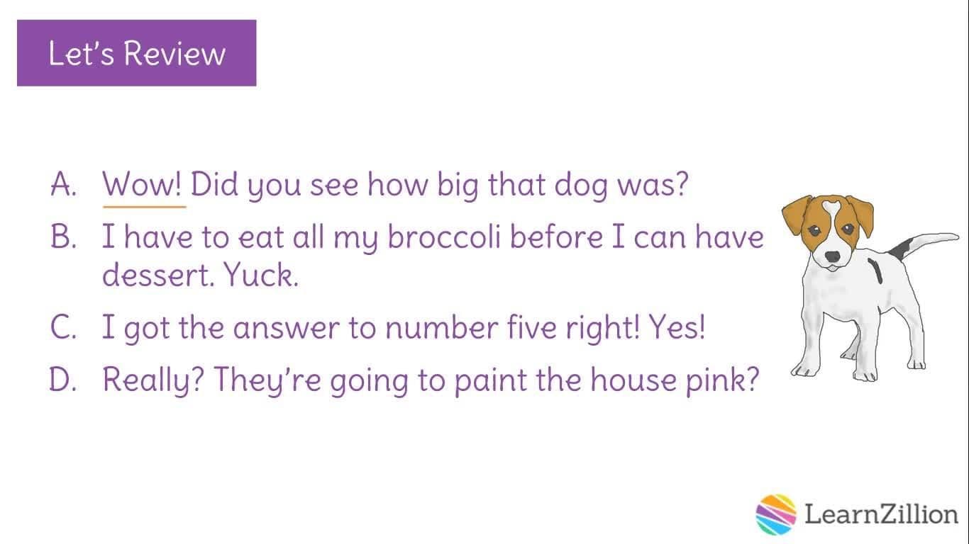 Using Interjections to Show Emotion in Writing