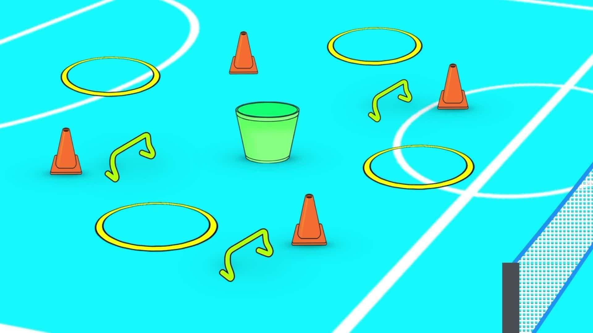 Teaching the basics of Tennis