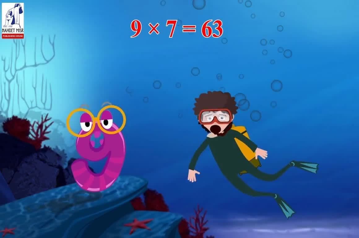 The song of multiplication table of Nine.