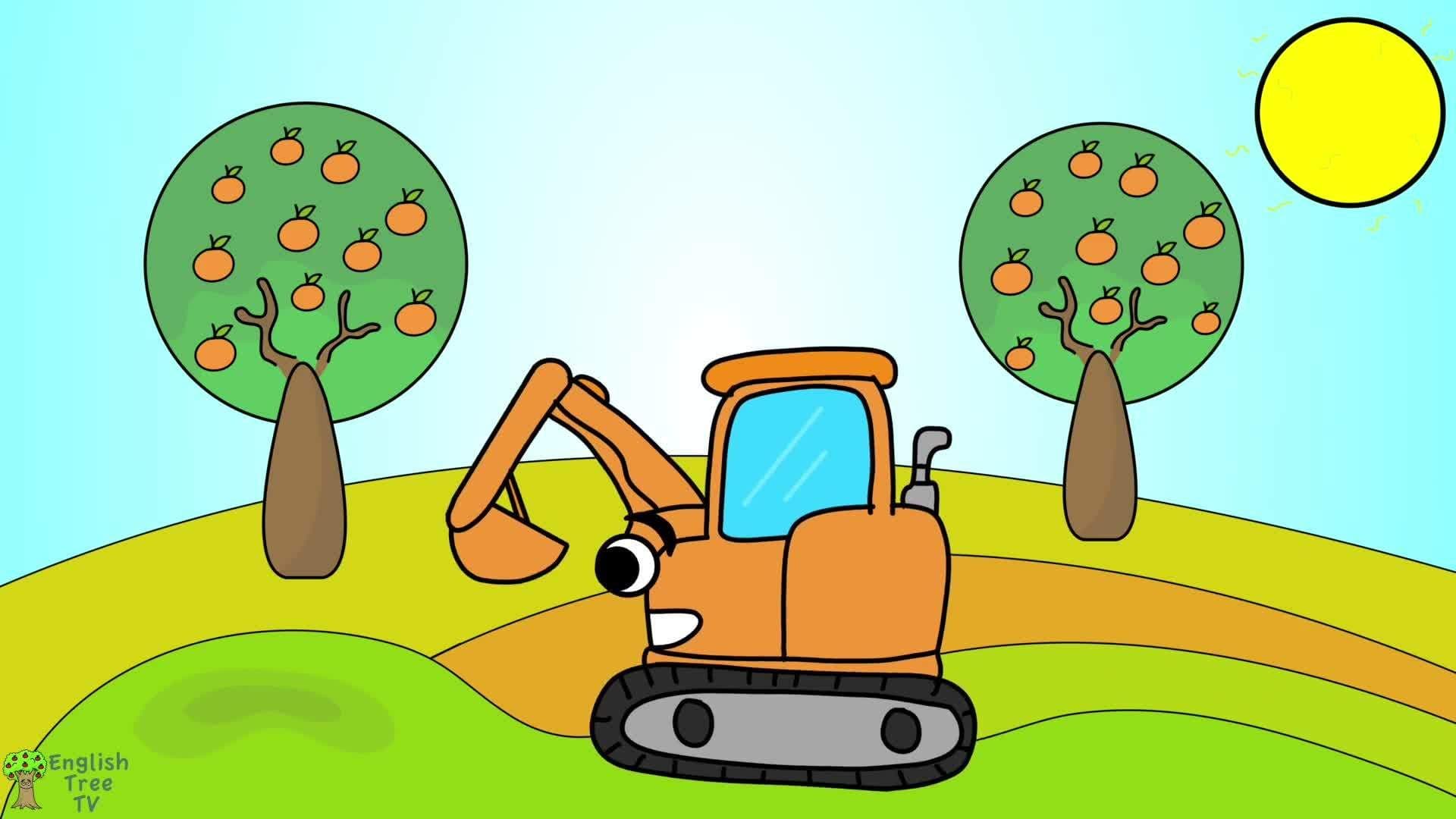 Vehicles and Colors Song | Construction Vehicles For Kids