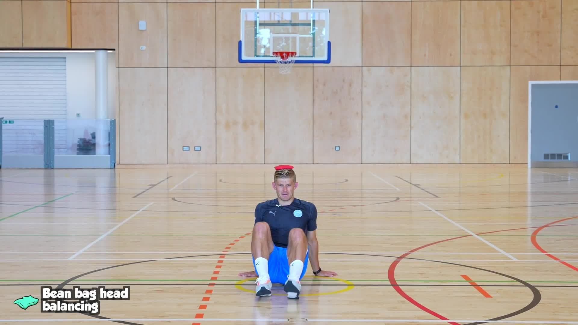 Moving - Bean bag head balancing