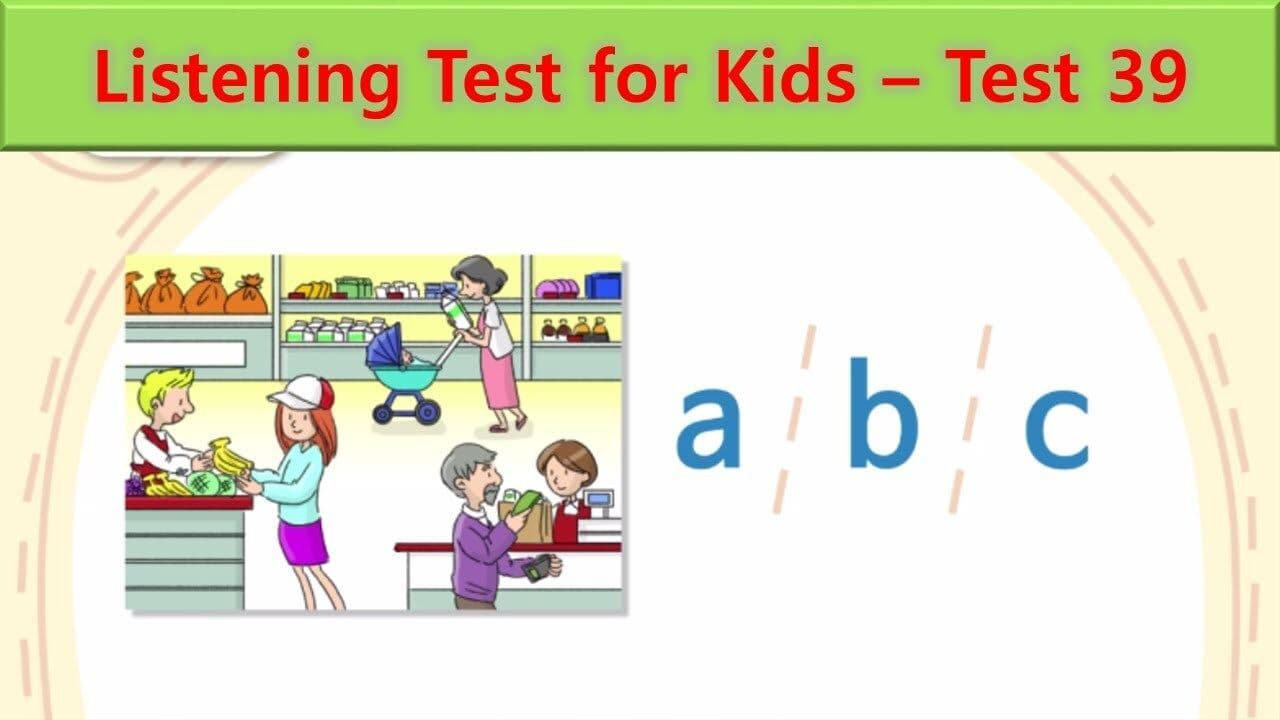 Listening Test 39