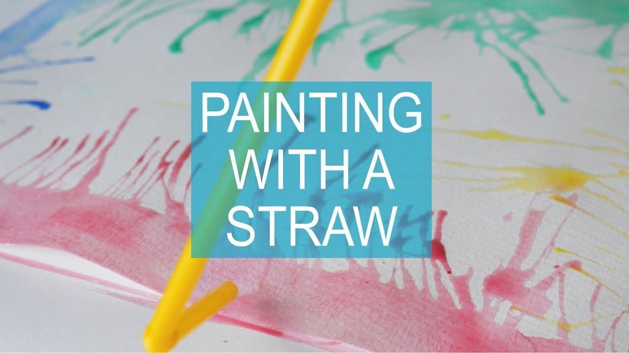 Art Activity: Blow Paint