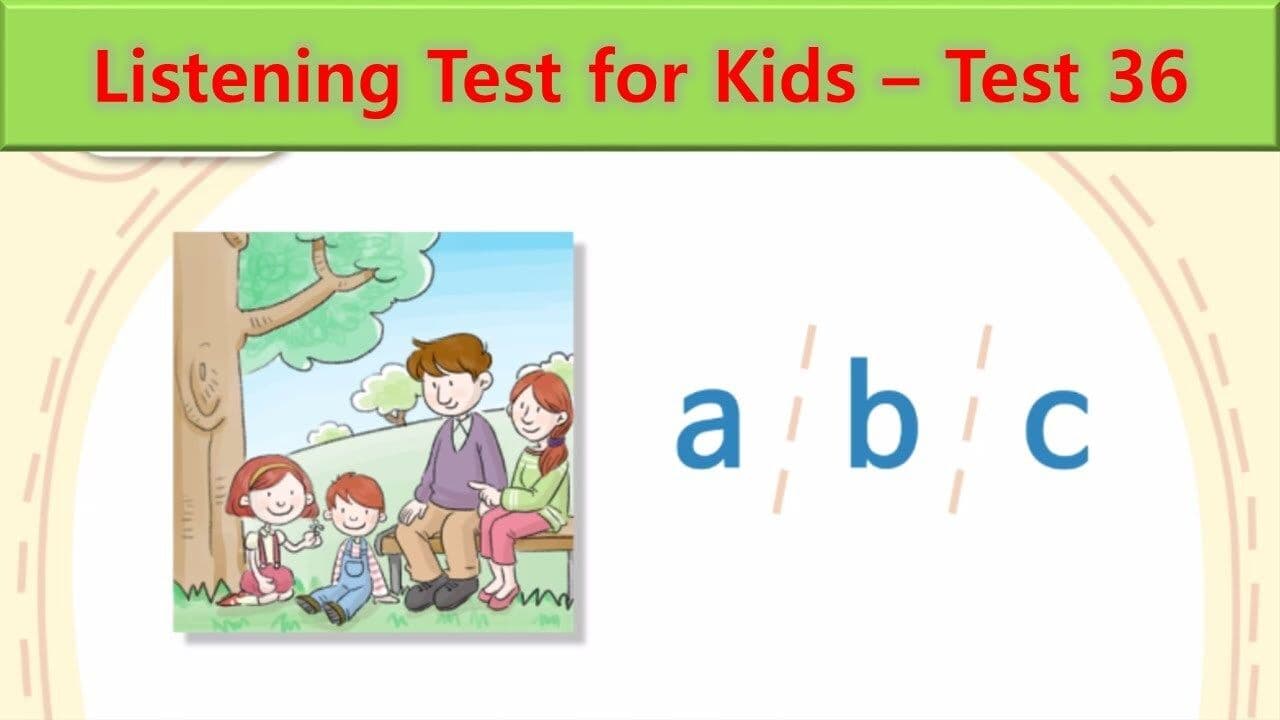 Listening Test 36