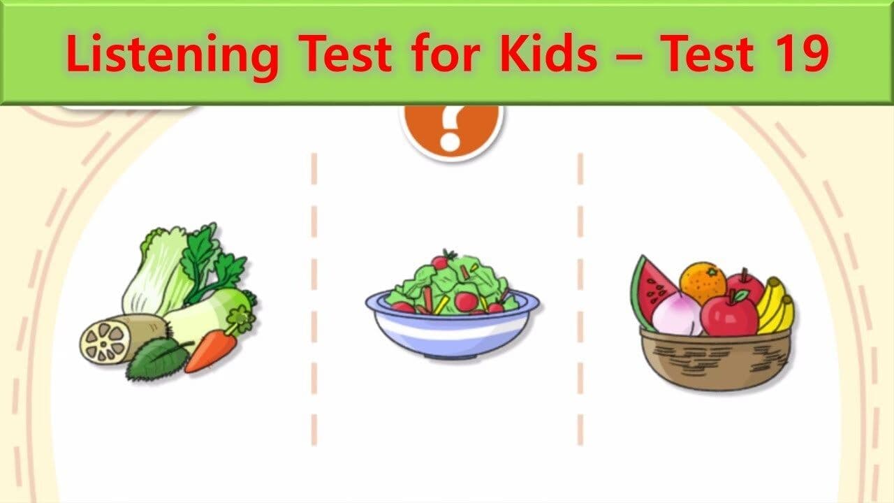 Listening Test 19