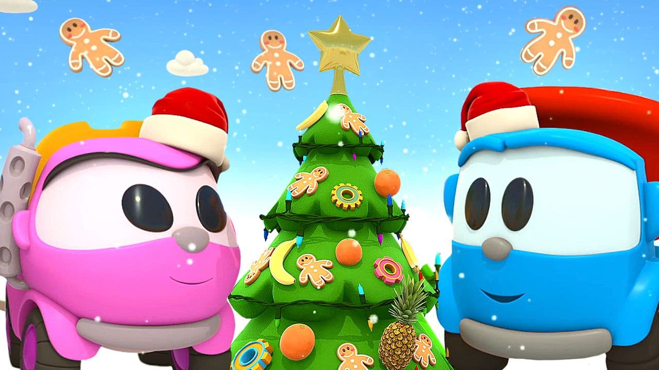 Leo the Truck Decorates a Christmas tree