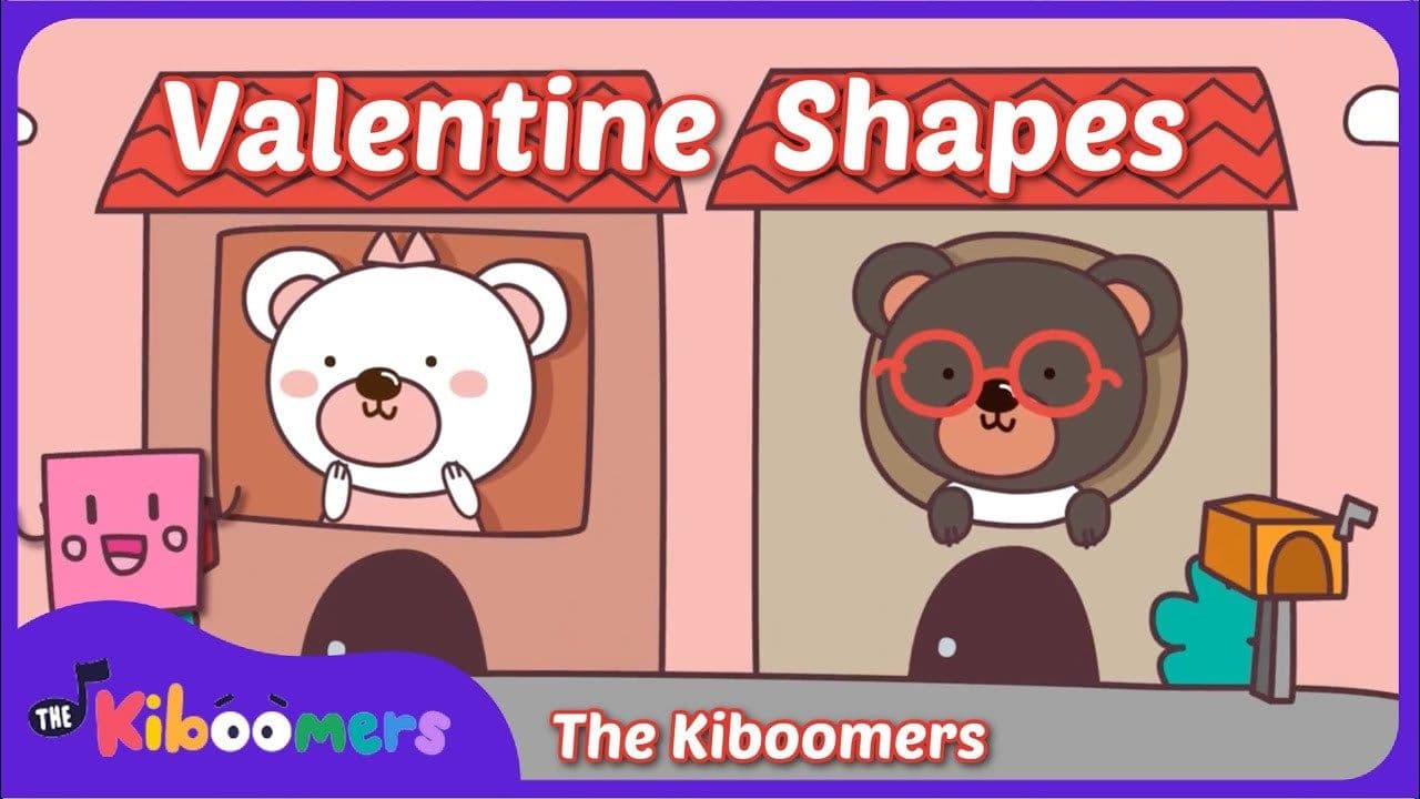 Valentine Shapes | The Kiboomers | Songs for Kids | Kids Music | Baby Songs