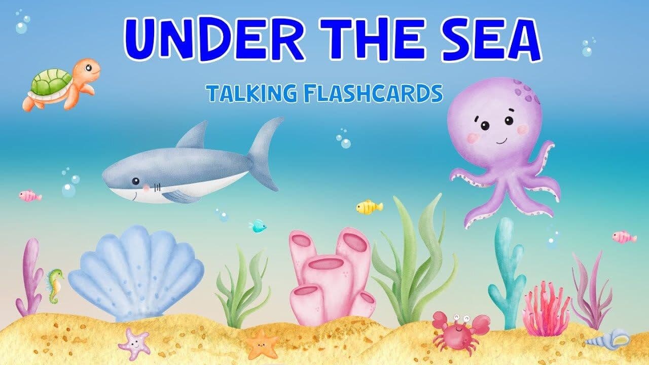 Under The Sea Talking Flashcards And Game For Toddlers
