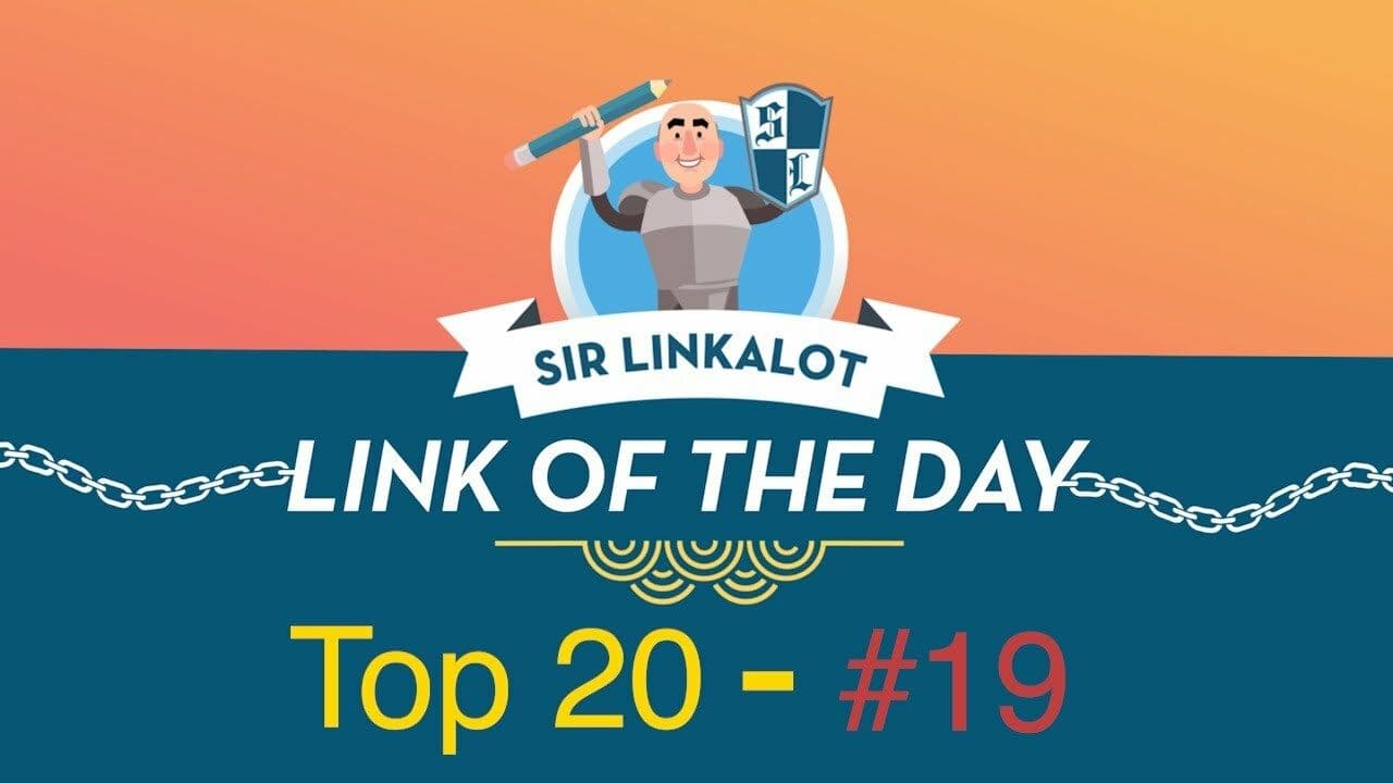 Link of the Day #19 - Sir Linkalot (#Spelling, #Revision, #Homeschooling)