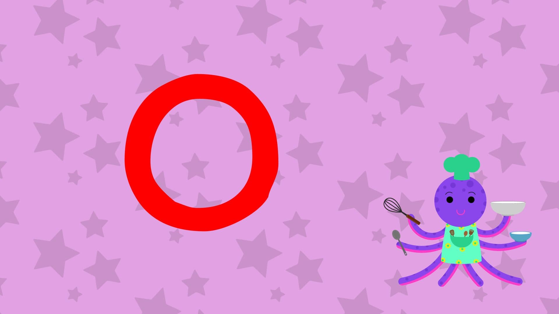 O Is For Octopus - Upper Case